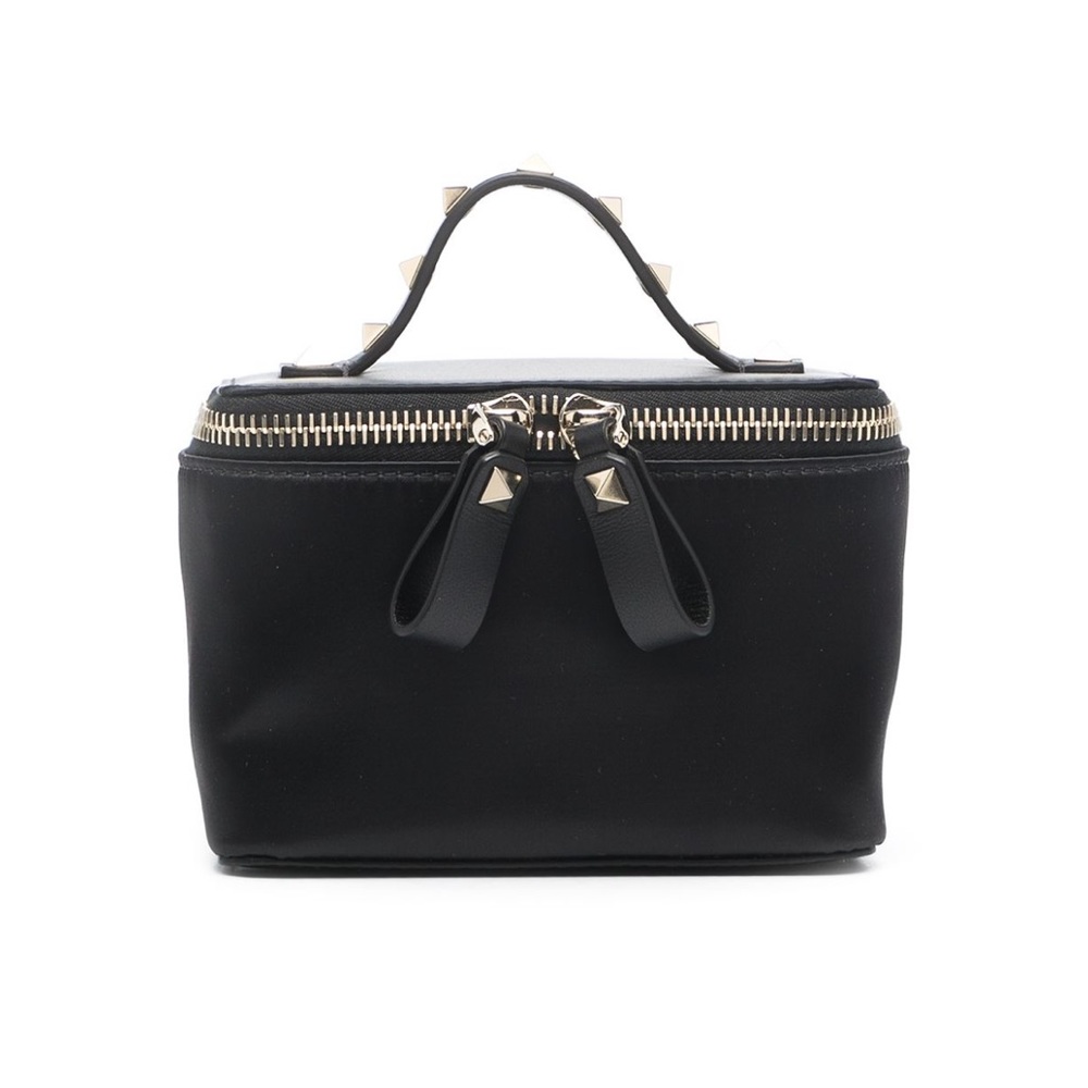 Valentino Rockstud Vanity Case Black Rare Never used